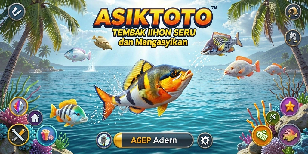 Tampilan gameplay Tembak Ikan yang mendebarkan di ASIKTOTO.