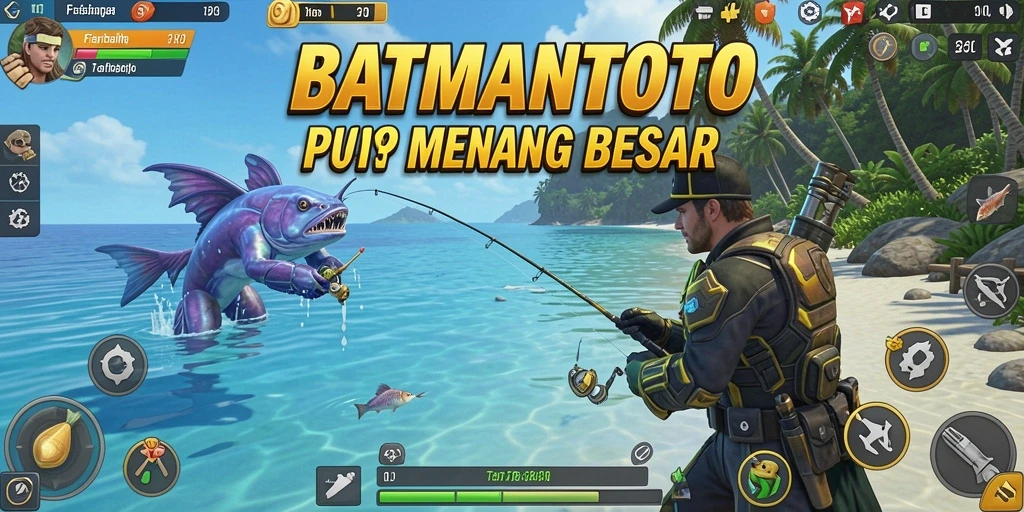 Tampilan gameplay memancing seru dalam BATMANTOTO yang penuh tantangan.