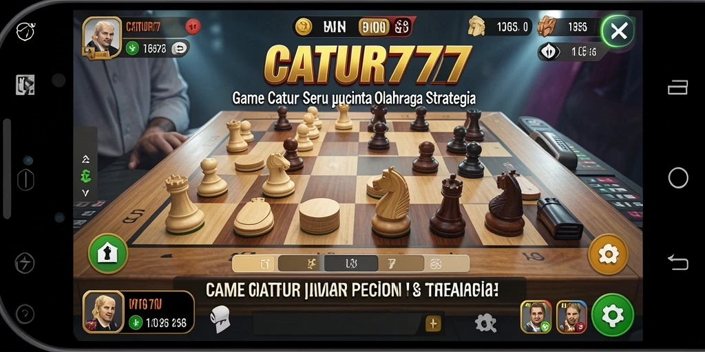 Gameplay seru dan kompetitif dalam game catur CATUR777.