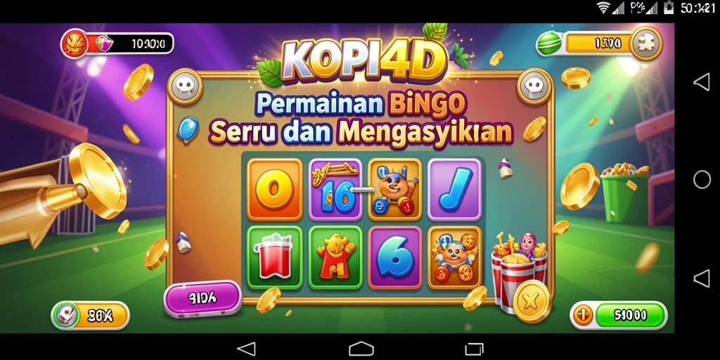 Tampilan gameplay Bingo yang seru dan kompetitif di KOPI4D.