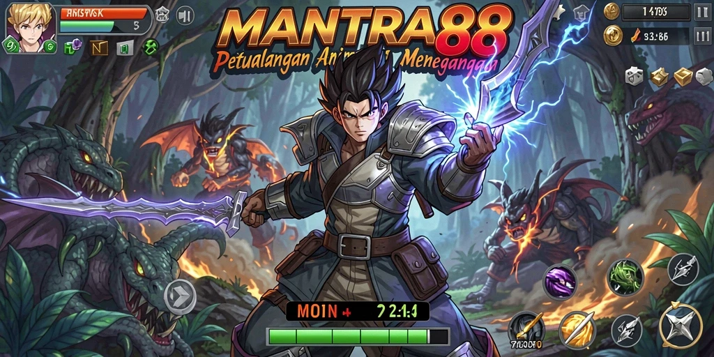 Gameplay seru dengan karakter anime yang menarik.