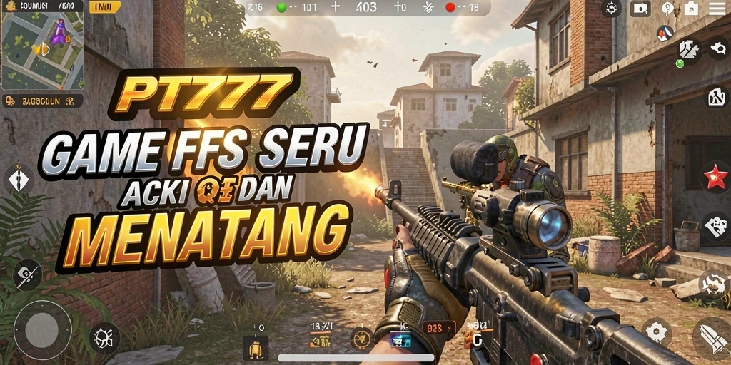 Tampilan gameplay PT777 yang penuh aksi dan seru saat bertarung.