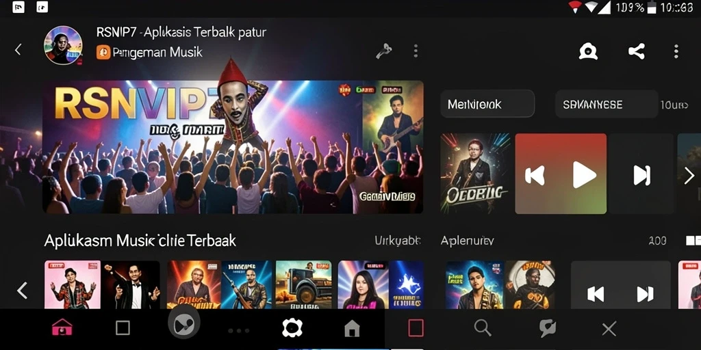 Tampilan gameplay seru RSNVIP7 dengan fitur karaoke.