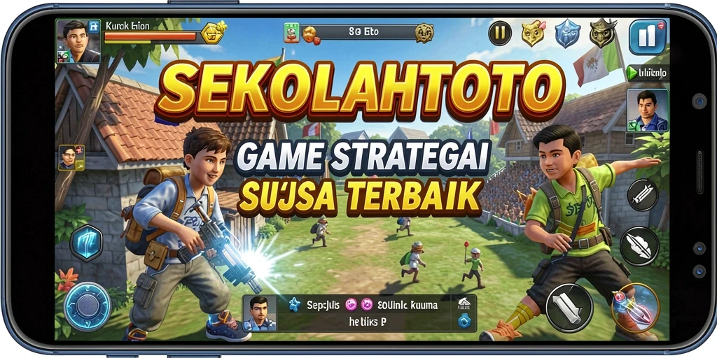 Gameplay menarik dari SEKOLAHTOTO dengan pengelolaan sekolah yang seru.